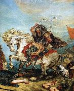 Eugene Delacroix Victor Delacroix Attila fragment oil painting artist